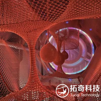 The indoor space rope net project of Shougang No.1 blast furnace has come to a perfect conclusion