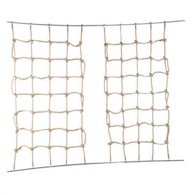 探险公园 攀爬障碍-攀爬的窗帘