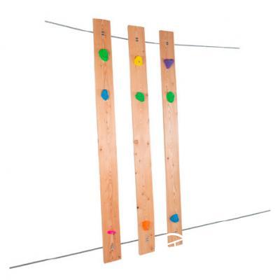 探险公园 攀爬障碍-攀岩板