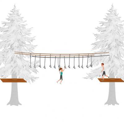 Hanging obstacle CLIMBING TRIANGLE